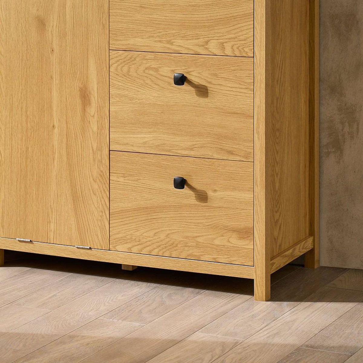 SOBUY SoBuy - Colonne De Salle De Bain à 3 tiroirs - Nordique - BZR97