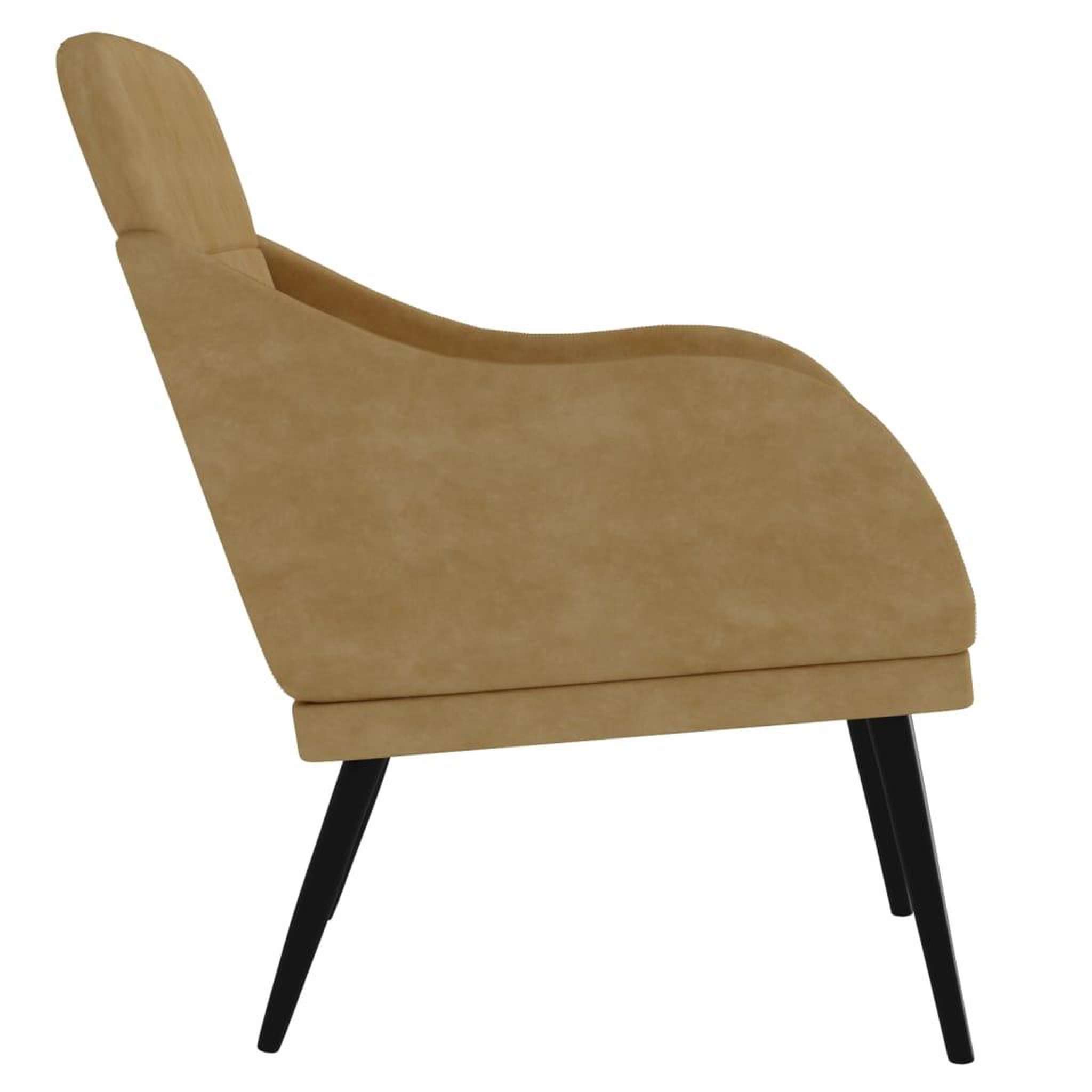 Voir la diapositive 4 : VIDAXL Fauteuil Marron 63x76x80 cm Velours