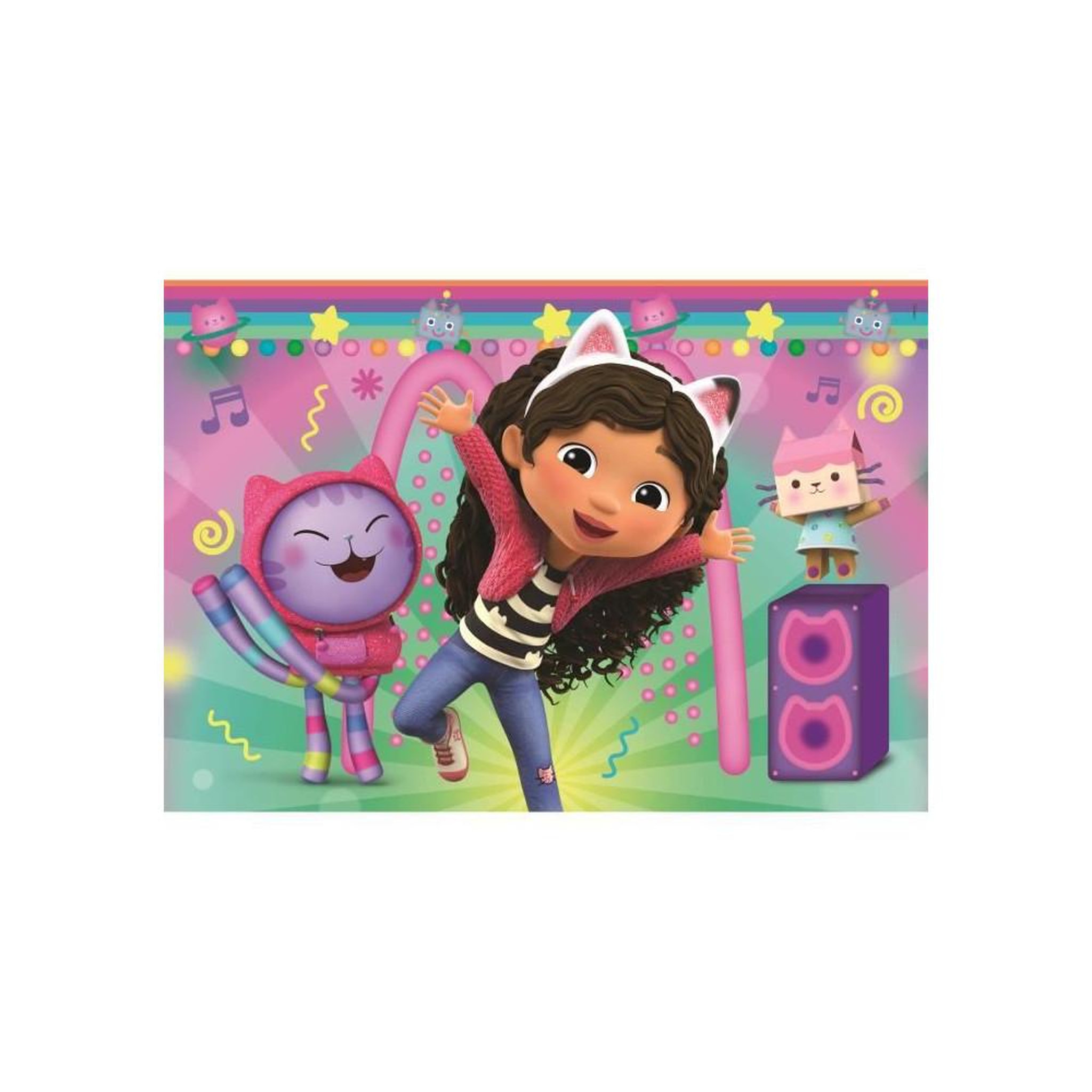 Voir la diapositive 2 : CLEMENTONI Puzzle 2 x 60 pièces - Gabby et la maison magique - Clementoni