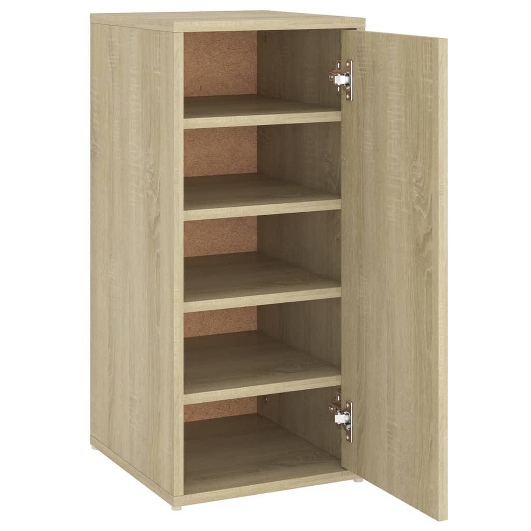 Voir la diapositive 2 : VIDAXL Armoire a chaussures Chene sonoma 32x35x70 cm Agglomere