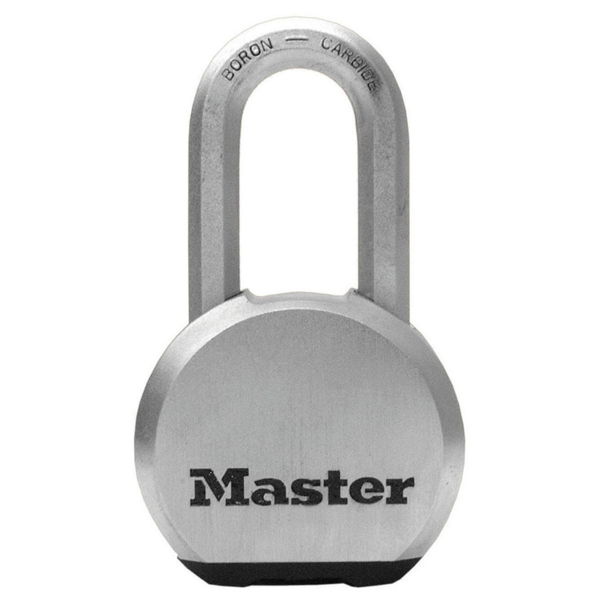 Master lock Cadenas Haute Sécurité [A Clé] [Acier Inoxydable] [Anse Longue] [Extérieur] M930EURDLH