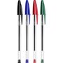BIC Lot de 27 stylos bille pointe moyenne bleu/noir/rouge/vert Cristal Original
