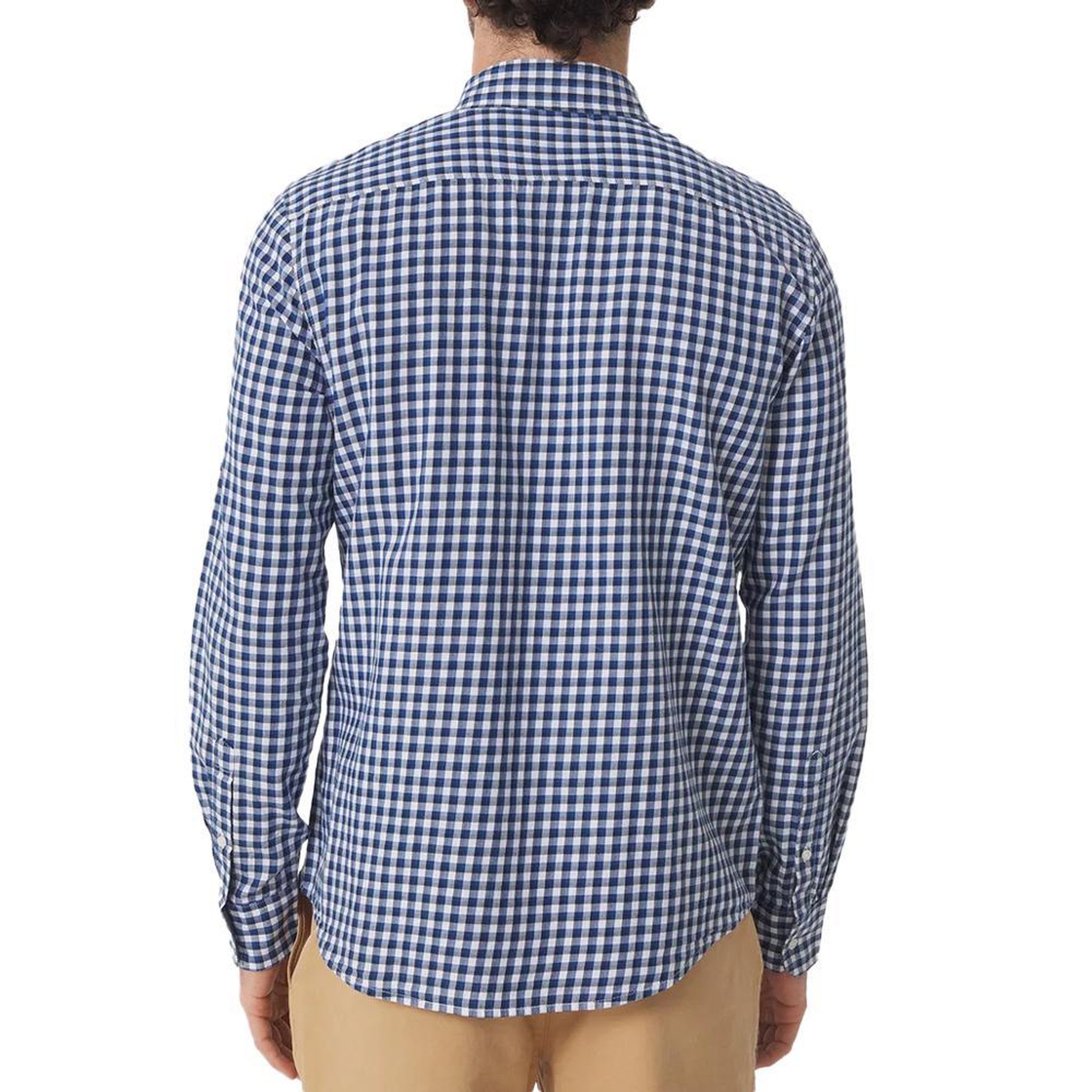Voir la diapositive 2 : TBS Chemise Blanche/Bleu Homme TBS Baltique