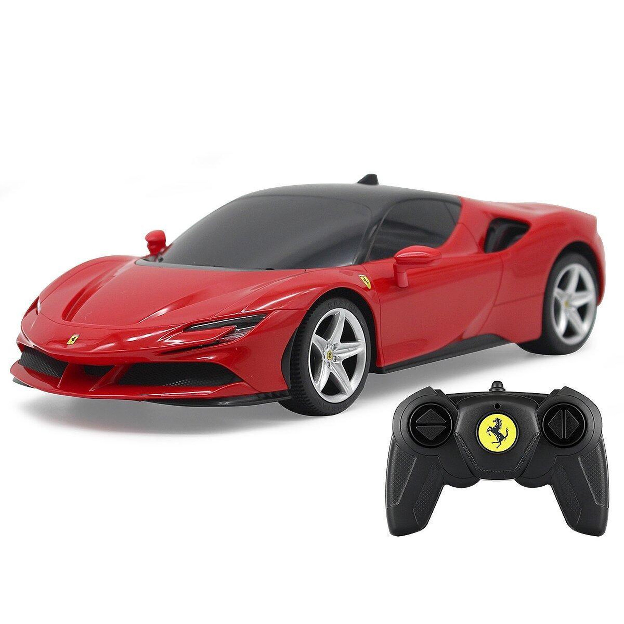 Voir la diapositive 3 : Jamara Voiture télécommandée ferrari sf90 stradale 1:24 rouge 2,4ghz