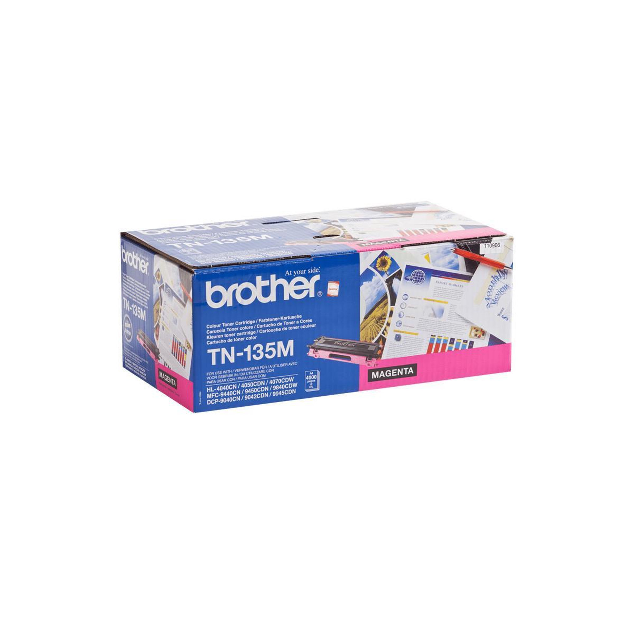 Voir la diapositive 3 : Brother Brother Toner TN-135 TN135 Magenta 4k (TN135M)