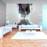 Paris Prix Papier Peint  City Woman. Coloris disponibles : Multicolore