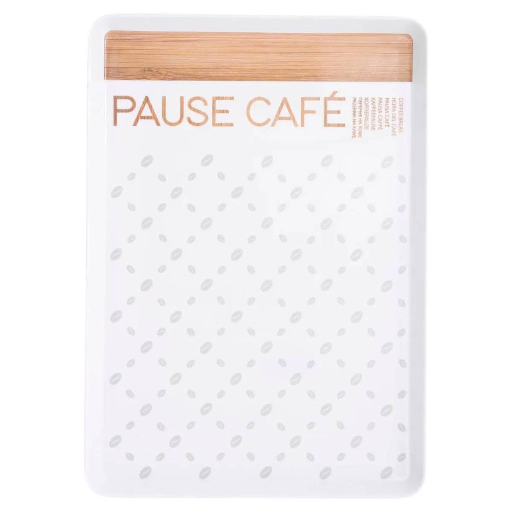 Voir la diapositive 2 : FIVE Plateau de service mélaminé  scandi  30cm blanc