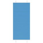 VIDAXL Store plisse bleu 85x200 cm largeur du tissu 84,4 cm polyester