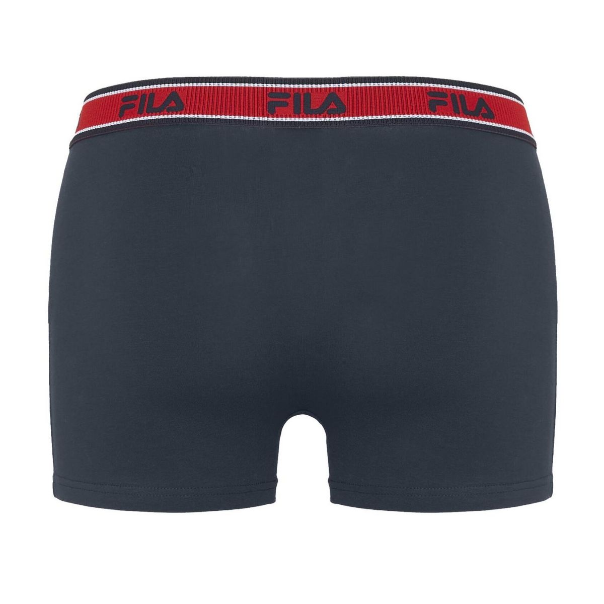 FILA Lot de 3 boxers homme en coton ceinture bicolore FU5333