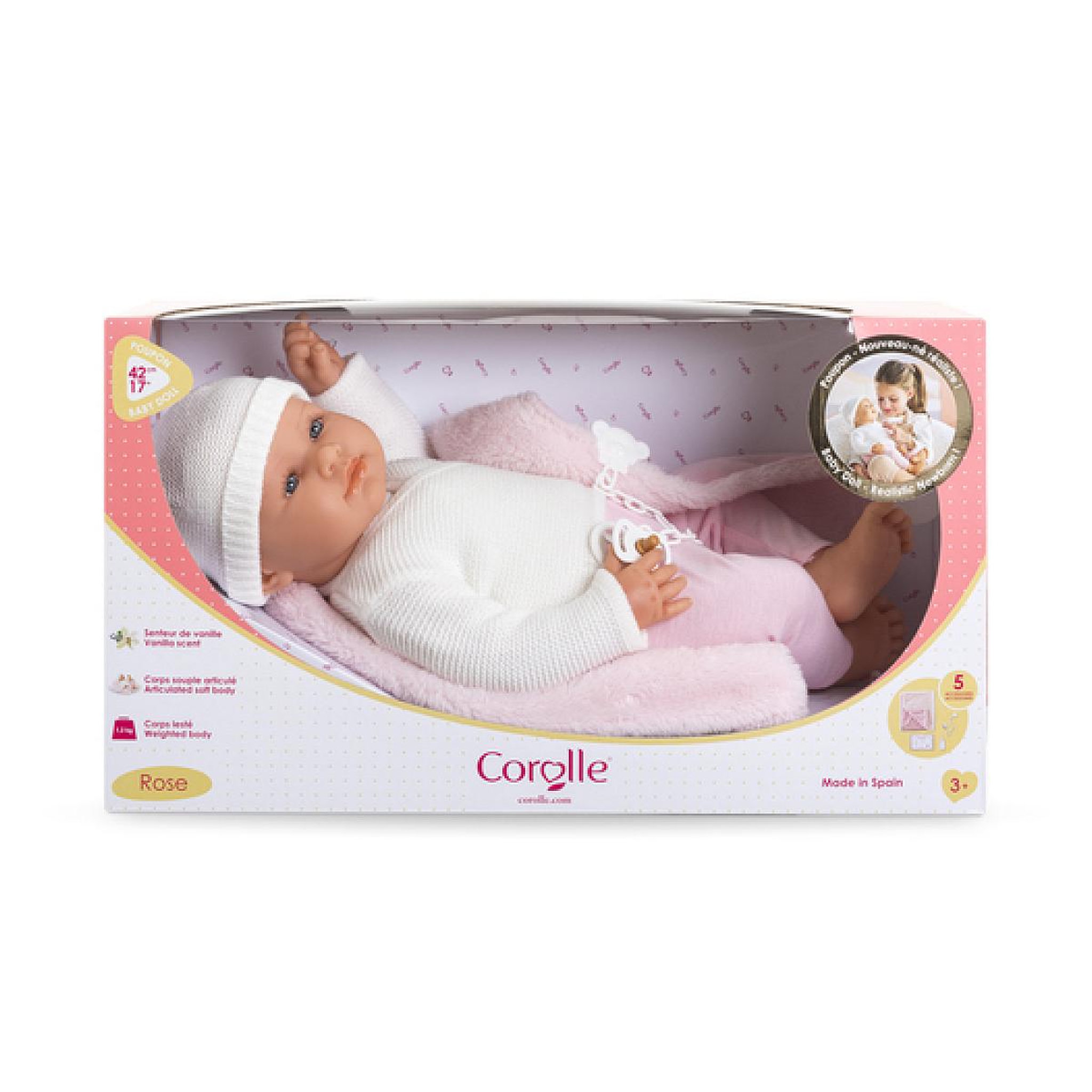 Corolle Mon Grand Poupon Rose 42cm
