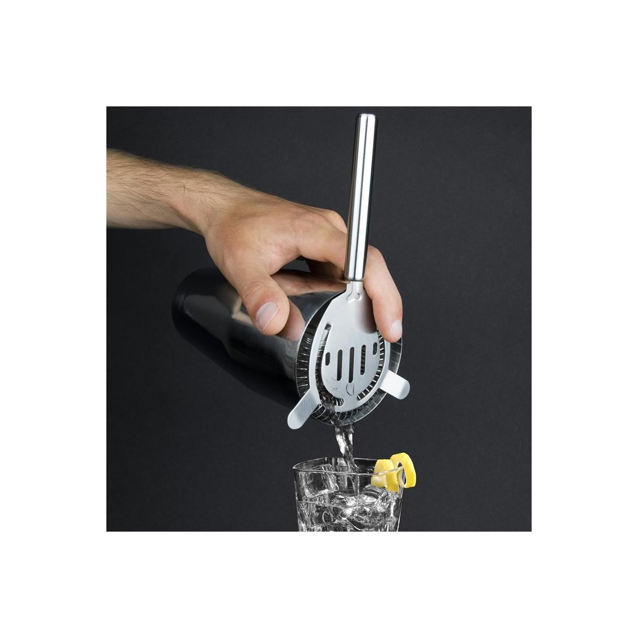 Voir la diapositive 2 : COOK CONCEPT Passoire à cocktail  inox  15cm argent