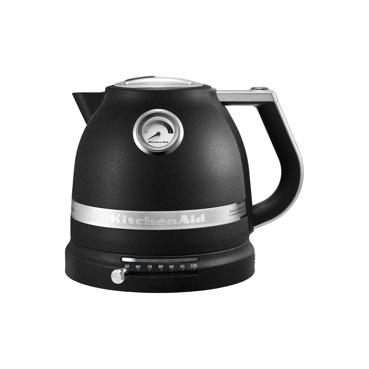 KitchenAid Bouilloire à température réglable 5KEK1522EBK Artisan Truffe Noir