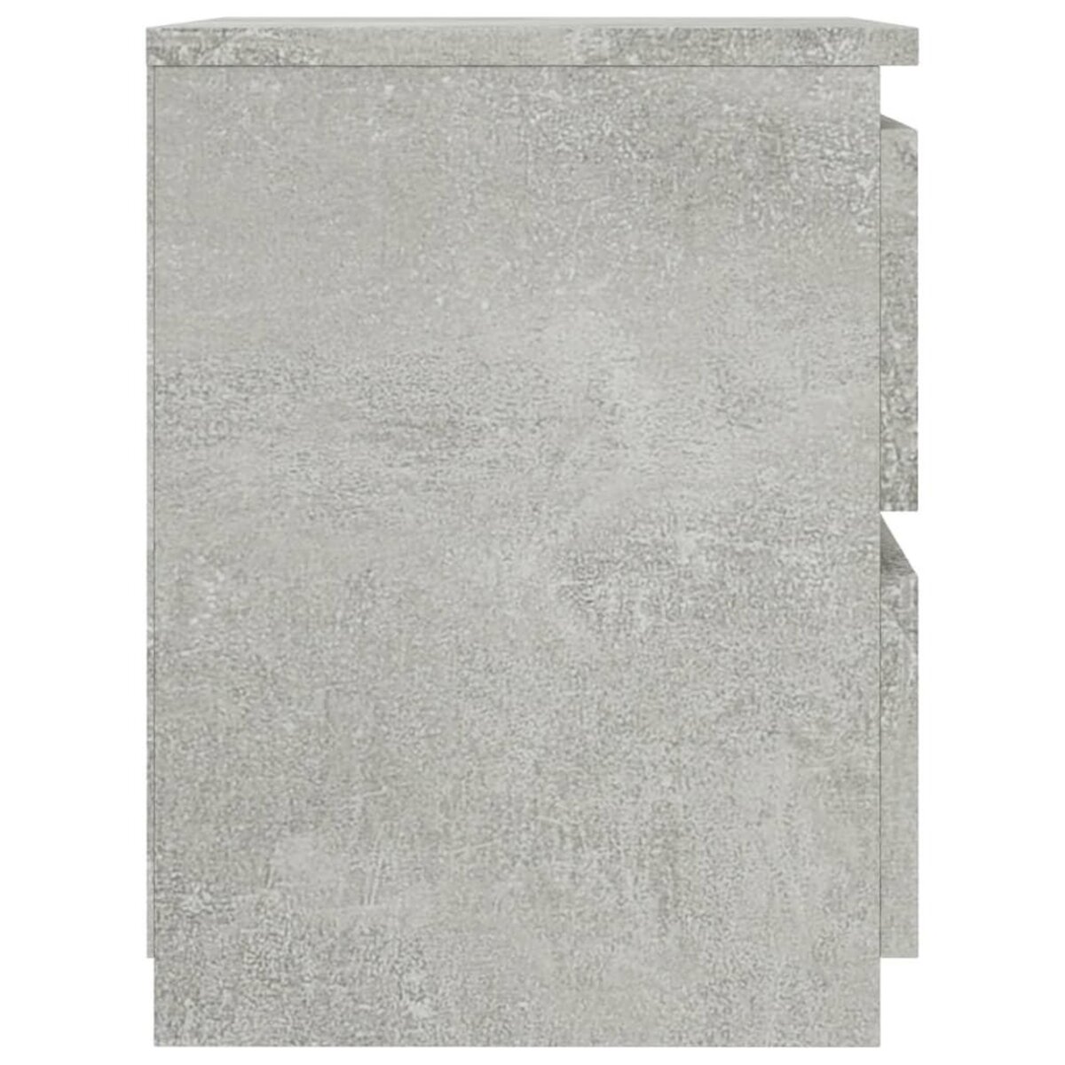 VIDAXL Table de chevet Gris beton 30x30x40 cm Bois d'ingenierie
