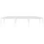 Voir la diapositive 3 : VIDAXL Tente de reception 3x9 m PE Blanc