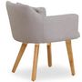 Voir la diapositive 5 : Paris Prix Lot de 2 Fauteuils Scandinave  Alan  70cm Beige
