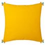 Voir la diapositive 2 : Paris Prix Housse de Coussin Imprimé  Razzo  40x40cm Ocre