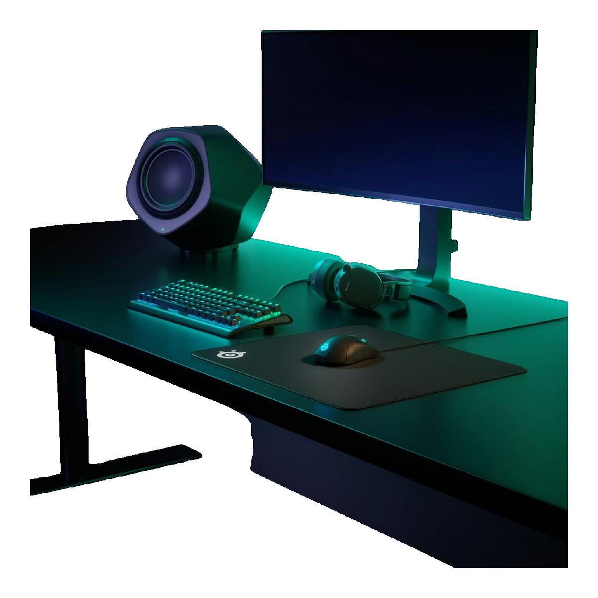Voir la diapositive 2 : SteelSeries Tapis de souris SteelSeries QcK Edge Large Noir