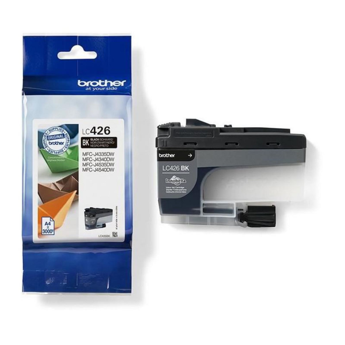 Brother Cartouche dencre LC426BK - BROTHER - Noir capacite standard de 3000 pages - Pour MFC-J4340DW, MFC-J4540DW et MFC-J4540DWXL