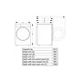 Voir la diapositive 6 : Hisense Lave-linge frontal 9kg 1400 tours/min blanc - WF3S9043BW3