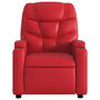 Voir la diapositive 4 : VIDAXL Fauteuil de massage inclinable rouge similicuir