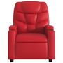Voir la diapositive 4 : VIDAXL Fauteuil de massage inclinable rouge similicuir