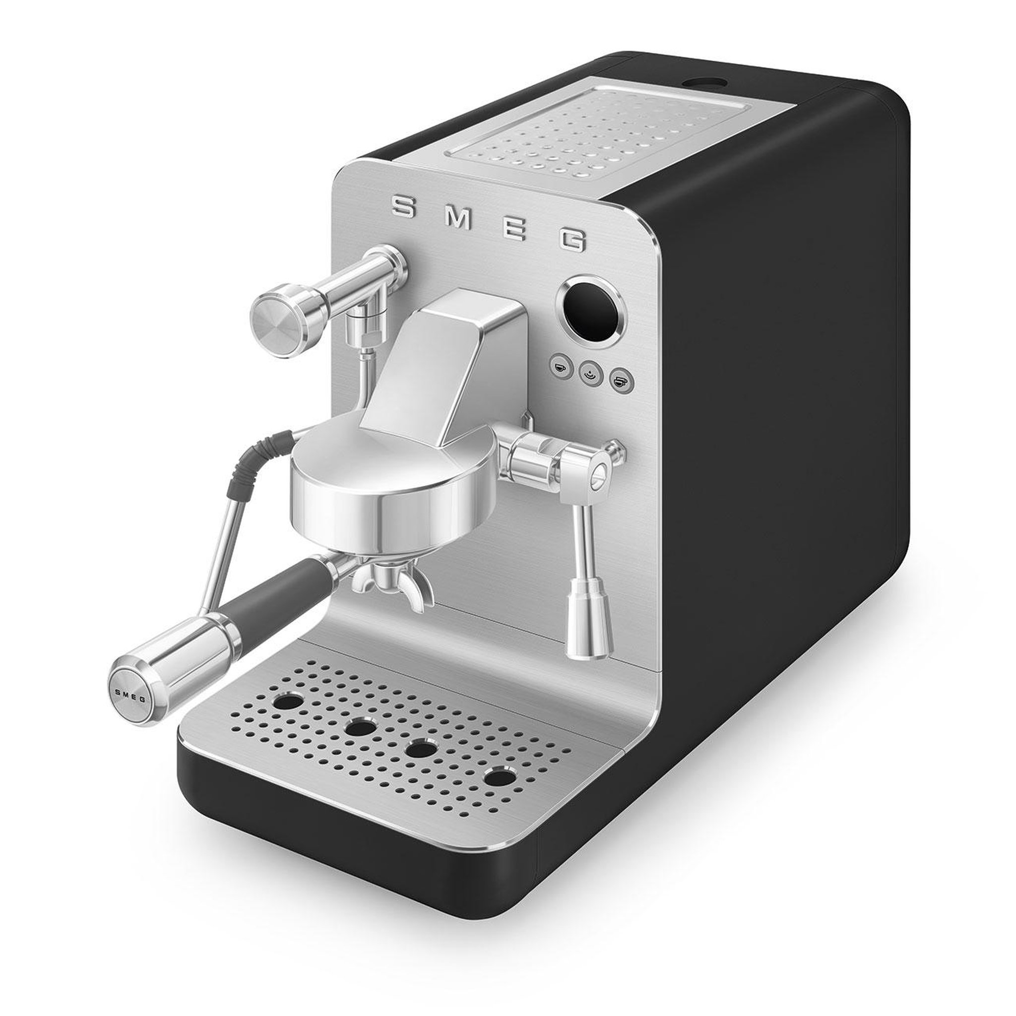 Voir la diapositive 6 : SMEG Machine à expresso 15 bars inox  noir - emc02blmeu