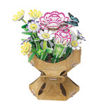 MGM Maquette 3D - Bouquet De Fleurs Oeillet - 134 pièces