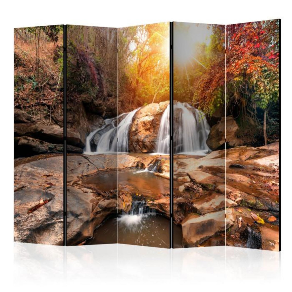 Paris Prix Paravent 5 Volets  Silent Waterfall  172x225cm