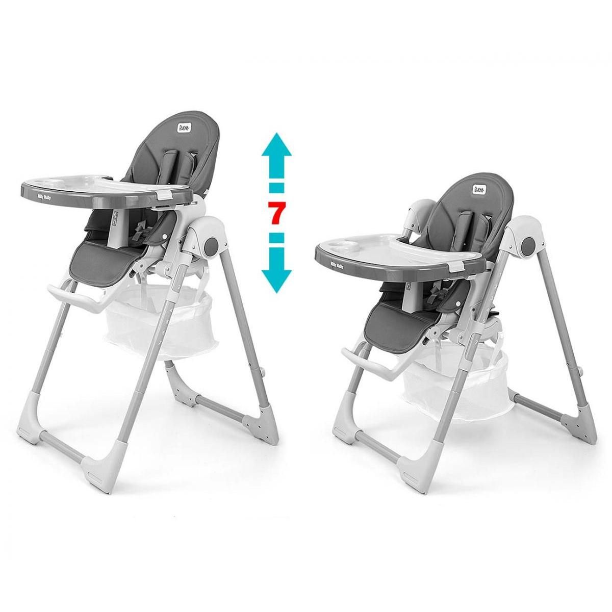 MILLY MALLY Chaise haute Bueno - Beige