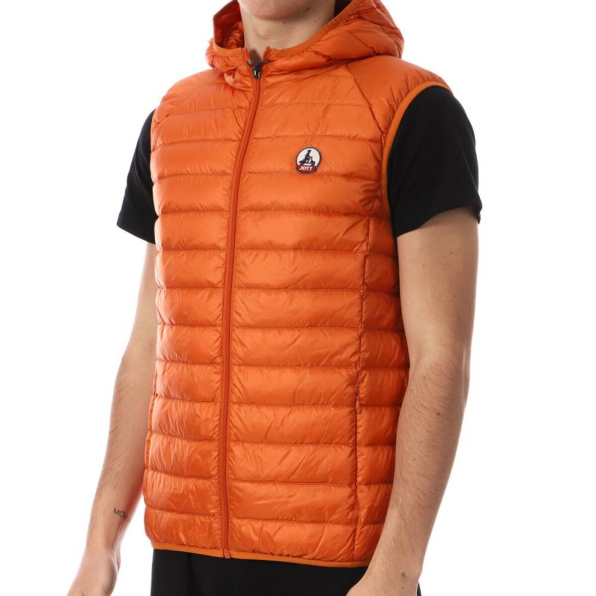 Doudoune homme outlet orange pas cher