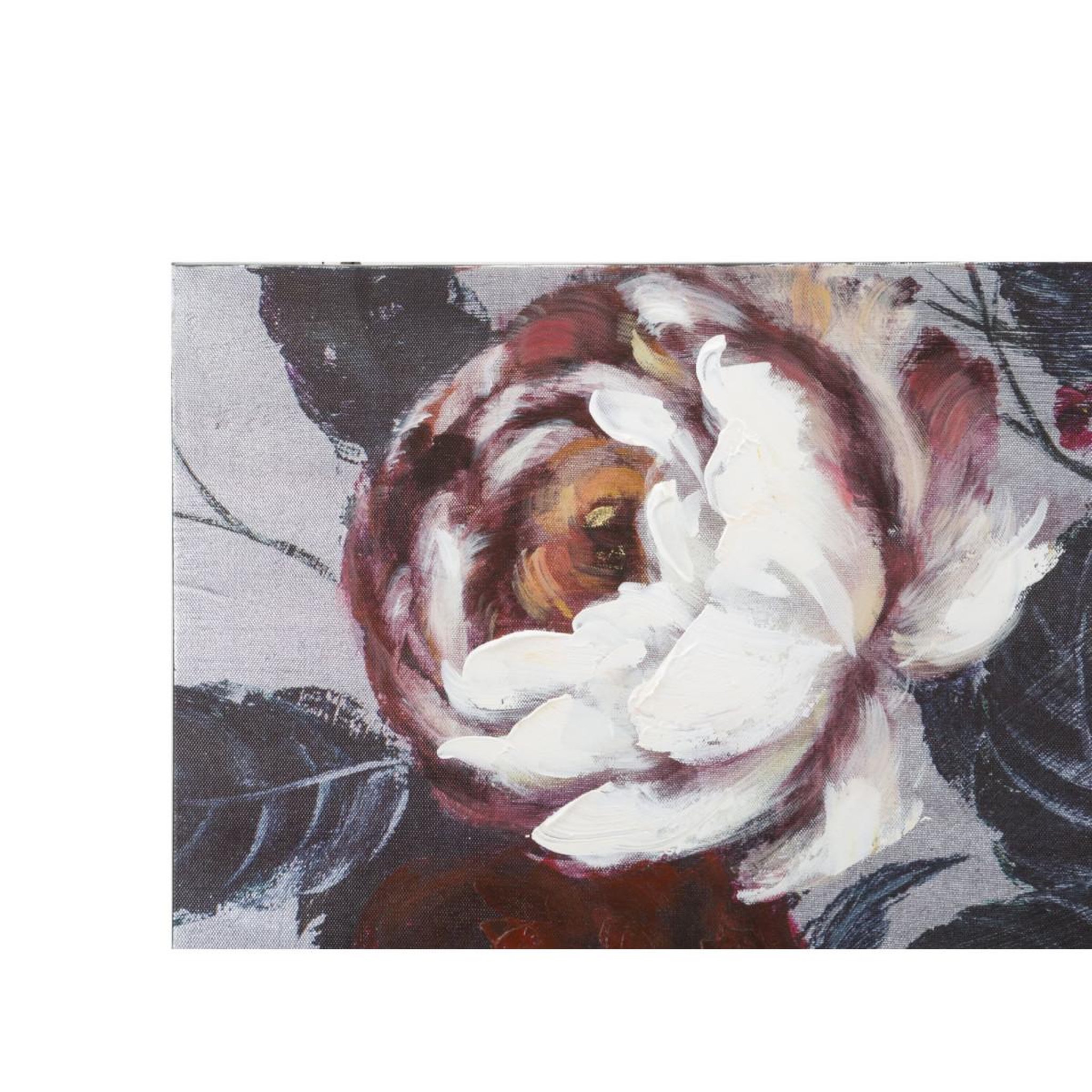 Voir la diapositive 2 : Paris Prix Toile peinture déco  flower  60x120cm multicolore