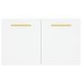 Voir la diapositive 5 : VIDAXL Armoire murale Blanc 60x36,5x35 cm Bois d'ingenierie