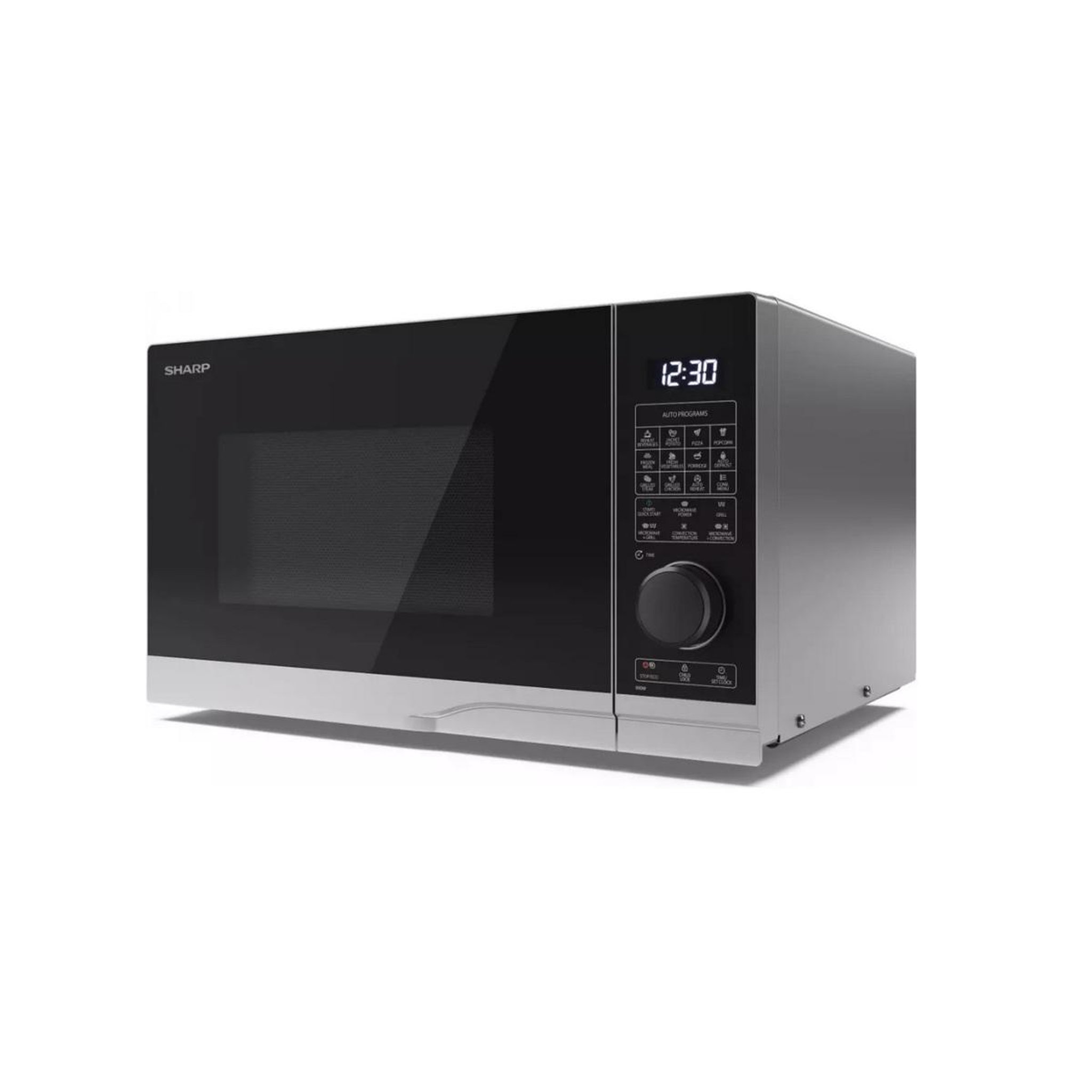 Voir la diapositive 2 : Sharp Micro-ondes 25l 900w silver - yc-pc254ae-s