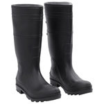 VIDAXL Bottes de pluie noir taille 42 PVC