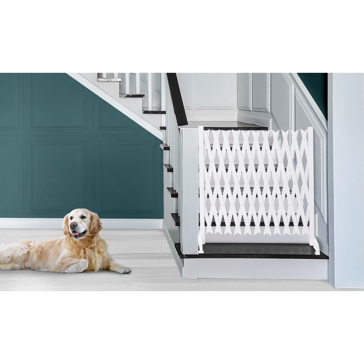 Idomya E. Barrière extensible blanche  