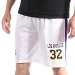 SPORTZONE Short Basketall  Homme Sport Zone  os Angeles  akers. Coloris disponibles : Blanc