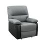 Voir la diapositive 1 : Habitat et Jardin Fauteuil relax  Lincoln  - 90 x 89 x 103 cm - Noir/Gris foncé