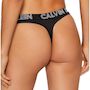Voir la diapositive 2 : CALVIN KLEIN JEANS String  Femme Calvin Klein Jeans Thong
