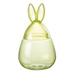 Paris Prix Bocal Design en Verre  Lapin  34cm Vert