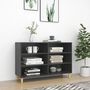 Voir la diapositive 1 : VIDAXL Buffet Gris 103,5x35x70 cm bois d'ingenierie