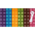 Graine créative Cire à bougie 6 couleurs vives 240 g + mèche