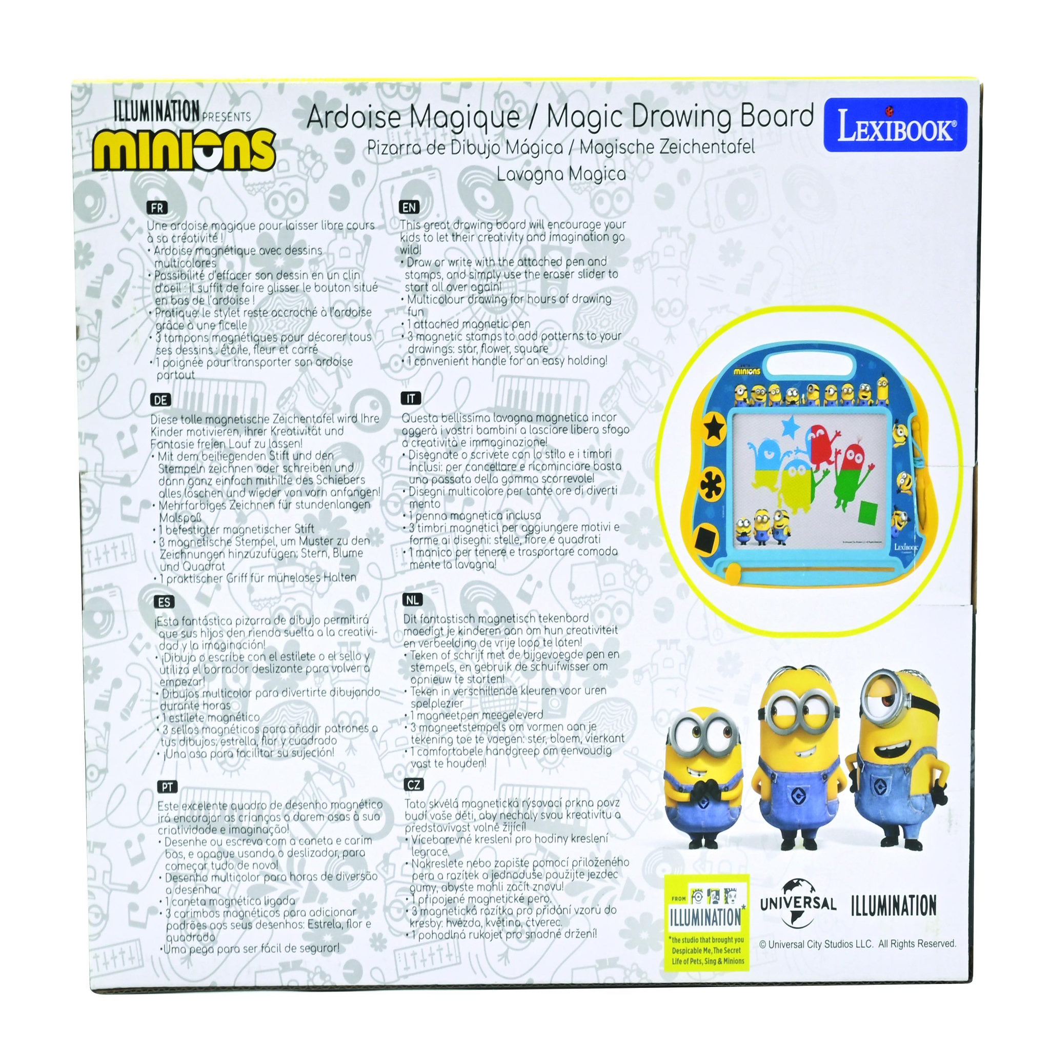 Voir la diapositive 3 : Lexibook Ardoise Magique Minions