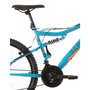 Voir la diapositive 3 : SCRAPPER Vélo enfant (140-160 cm) - VTT 24'' Tout suspendu SCRAPPER - Fourche télescopique - 18 Vitesses - Dérailleur shimano - Frein à disque avant et V-Brake à l'arrière