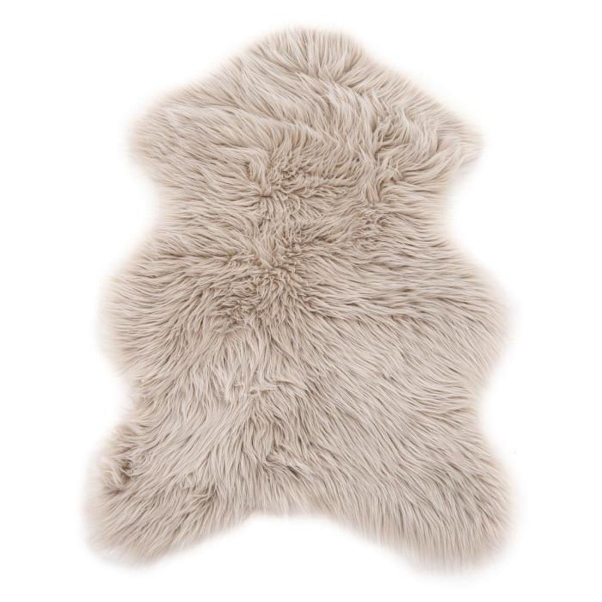 Paris Prix Tapis Imitation Fourrure  Katy  60x90cm Beige