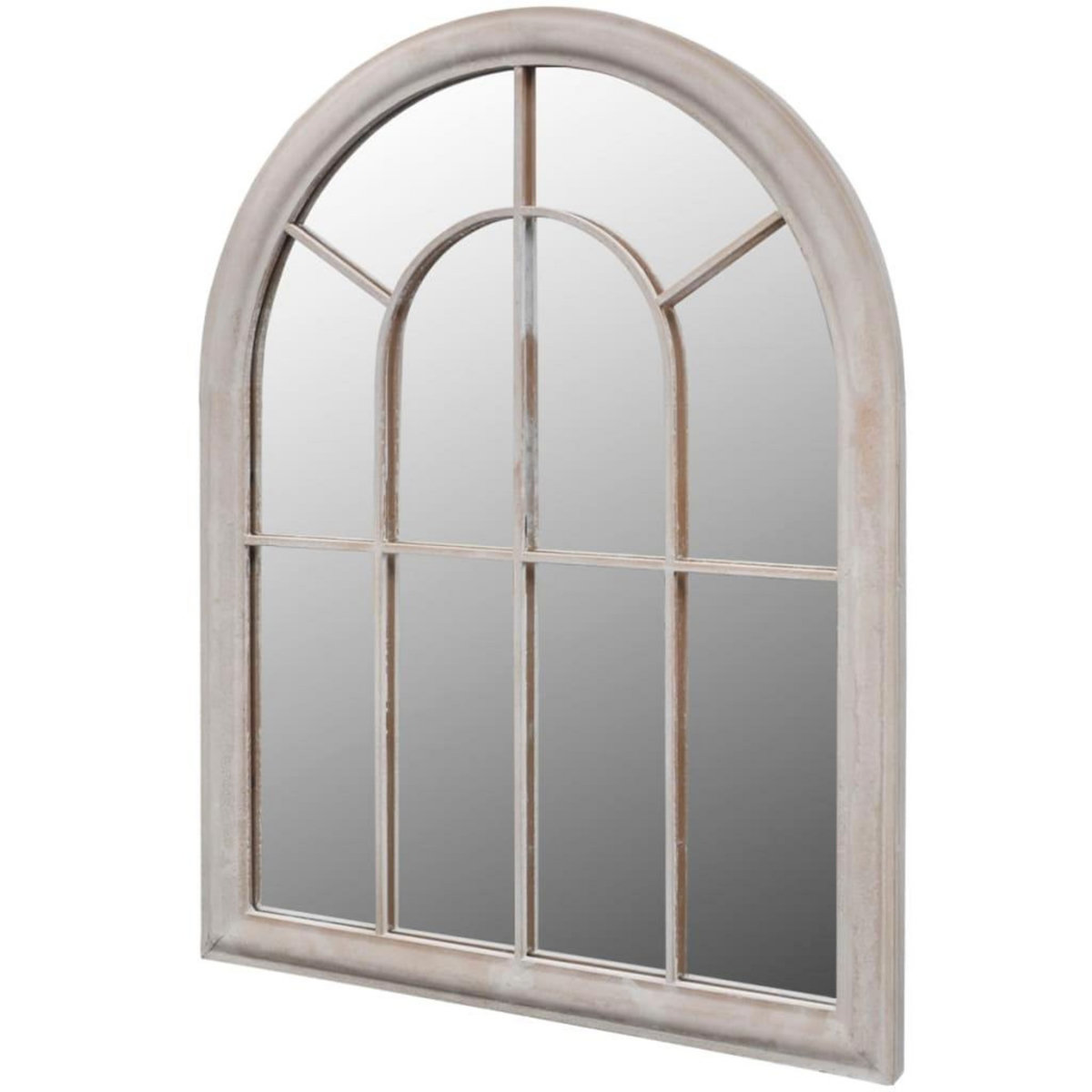 VIDAXL Miroir de jardin d'arche rustique 69x89 cm Interieur/exterieur