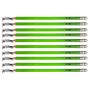 Voir la diapositive 3 : AUCHAN Lot de 10 crayons graphite HB avec bout gomme