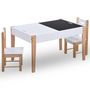 Voir la diapositive 2 : VIDAXL Ensemble de table et chaises pour enfants 3 pcs Noir et blanc
