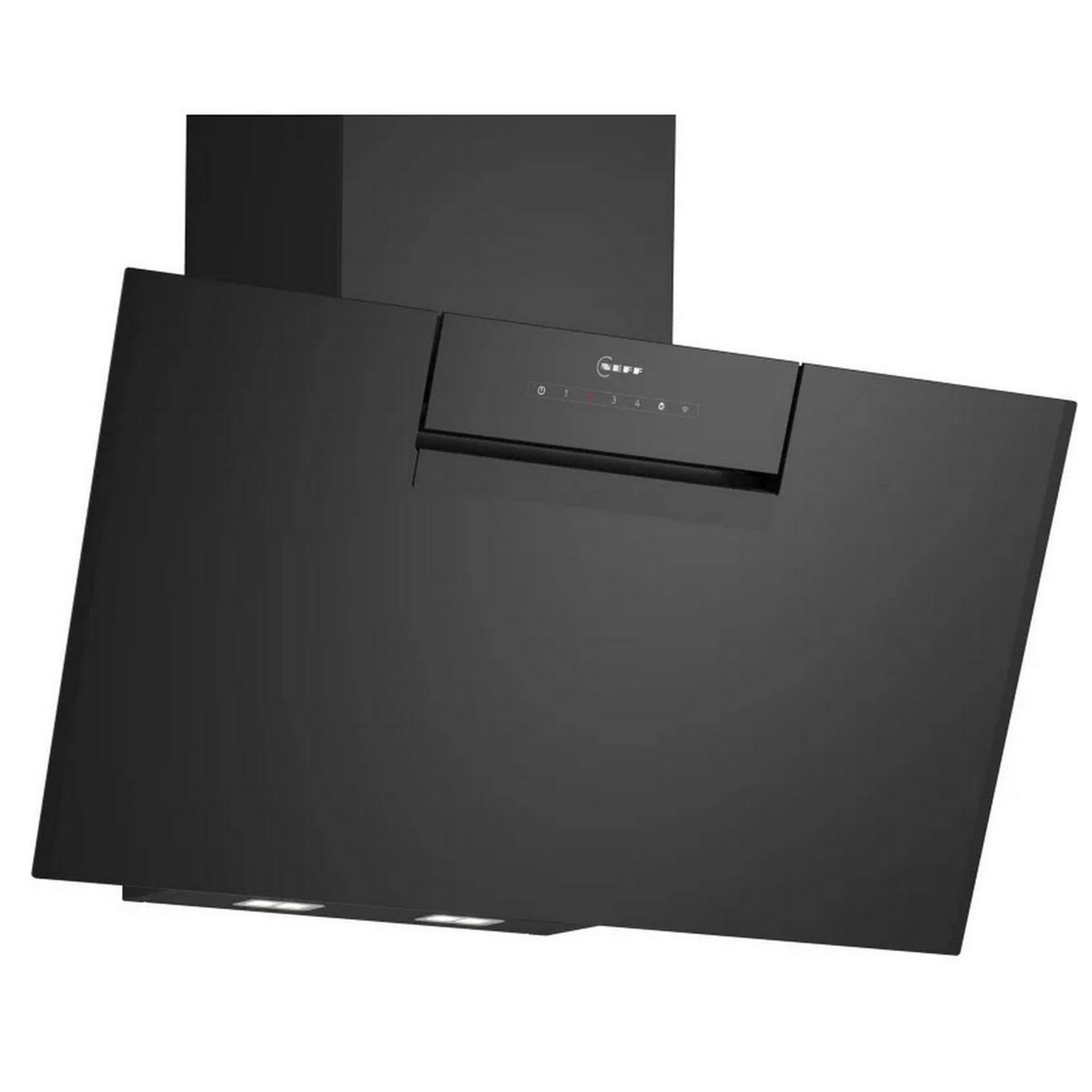 Neff Hotte décorative inclinée 80cm 431m3/h noir - d85ifn1s0