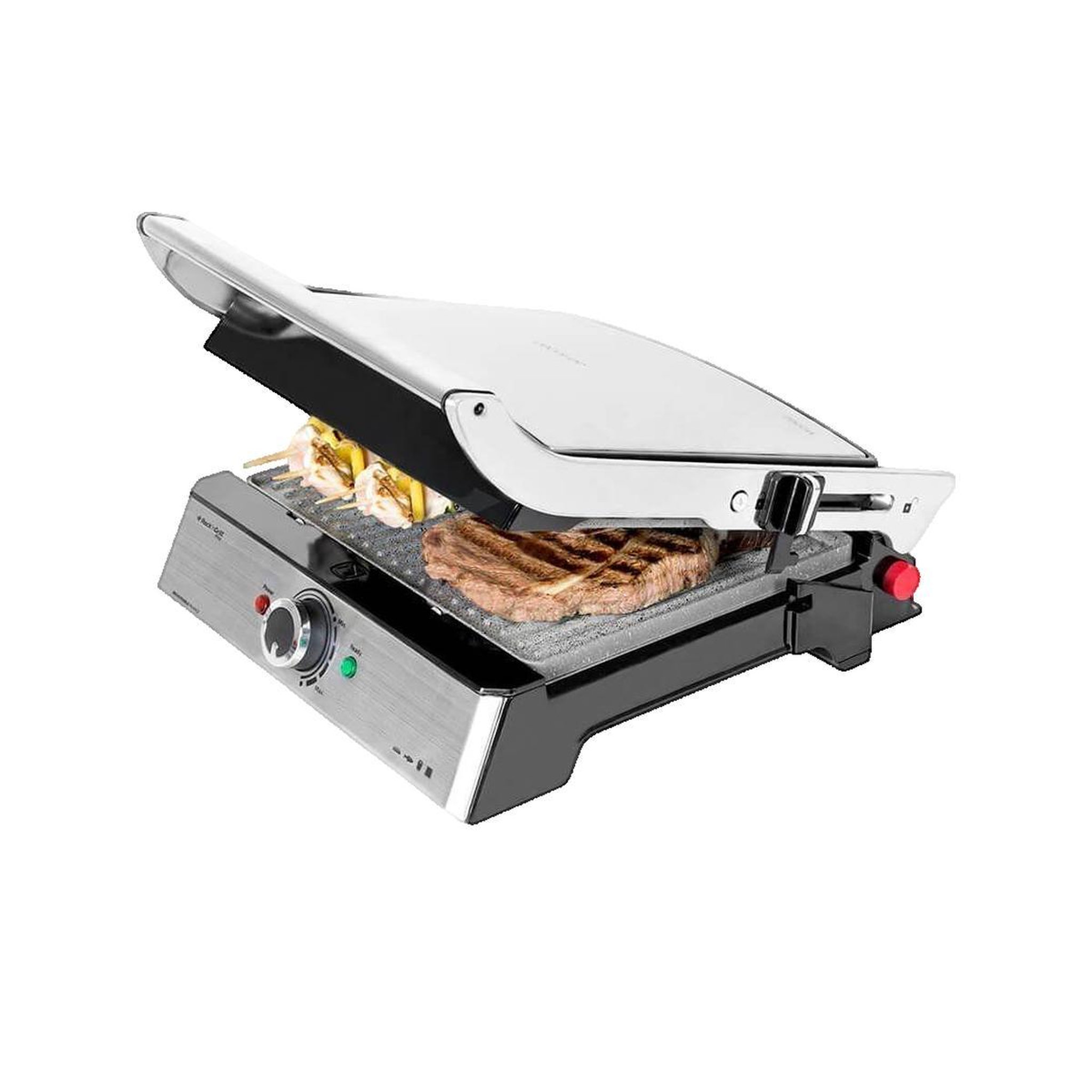 Voir la diapositive 1 : CECOTEC Barbecue électrique Cecotec Rock'nGrill Pro RockStone