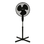 OCEANIC Ventilateur de pied - OCEANIC - 45 W - Ø 41 cm - 3 vitesses - Oscillant - Inclinable - Noir